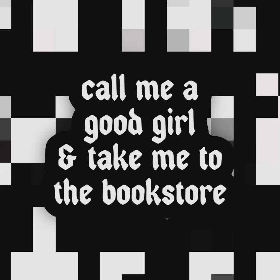 Take Me to the Bookstore Sticker