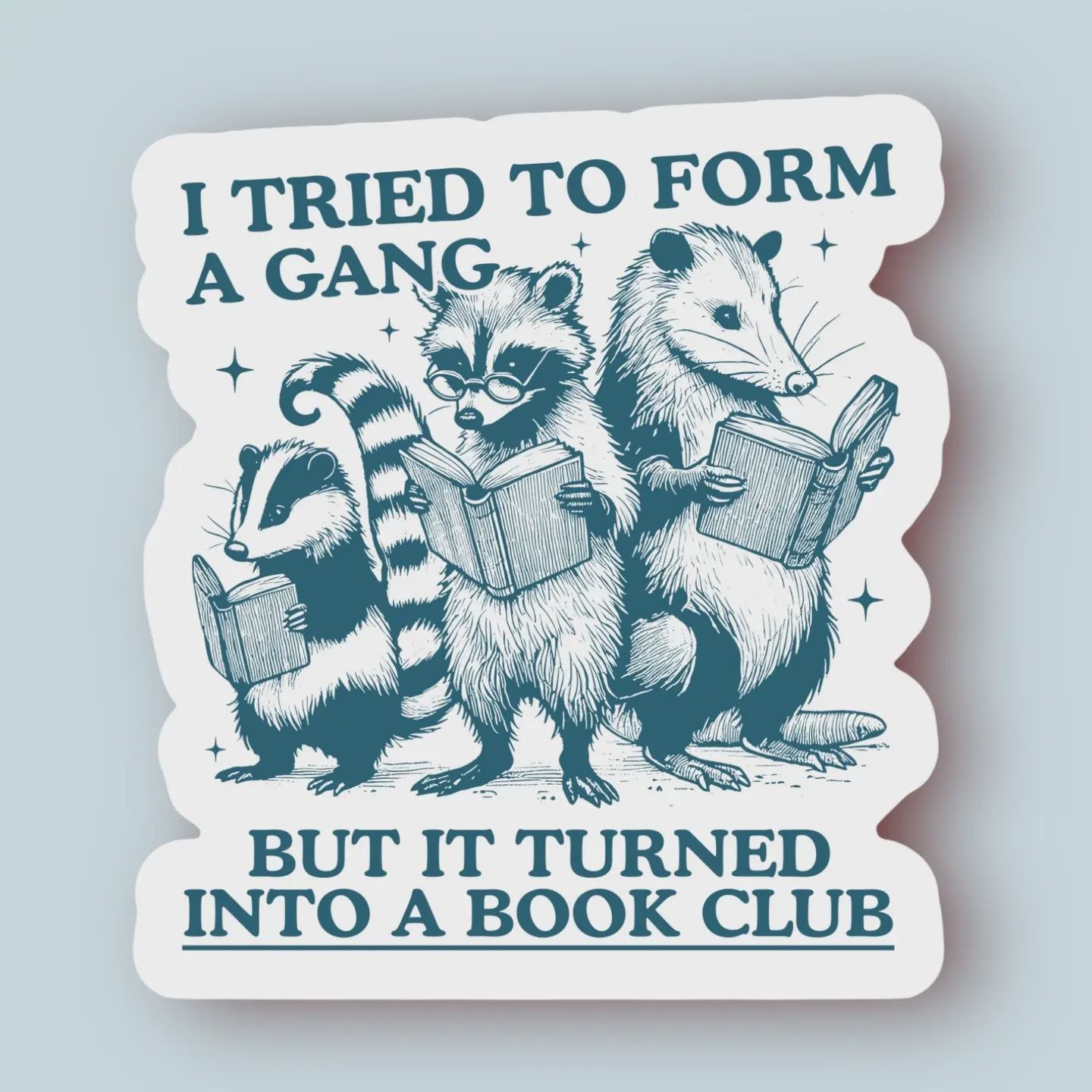 Book Club Bookish Sticker