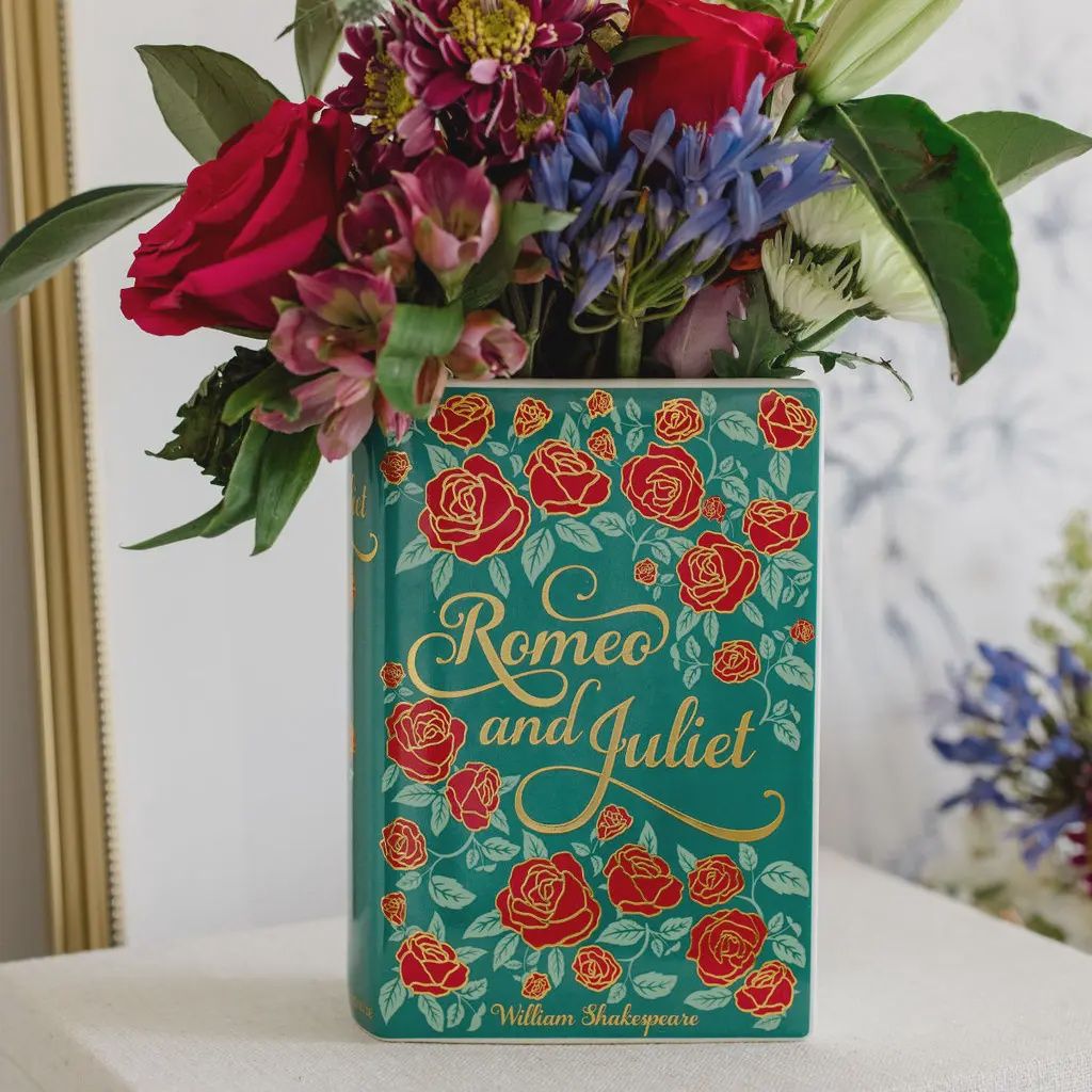 Large Book Vase, Romeo and Juliet