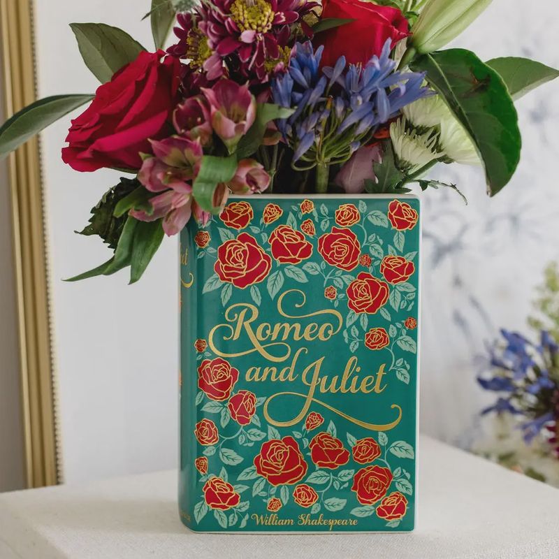 Large Book Vase, Romeo and Juliet
