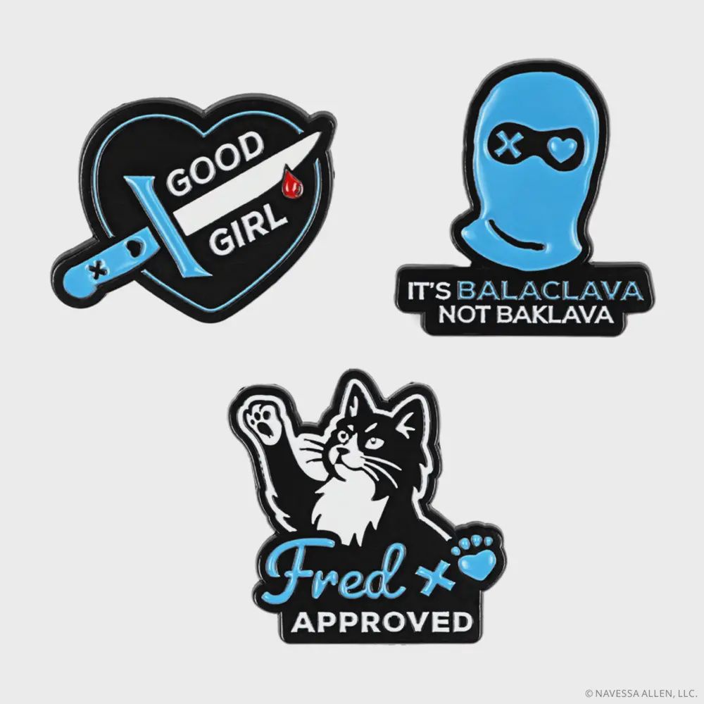 Lights Out Enamel Pins (3-Pack)