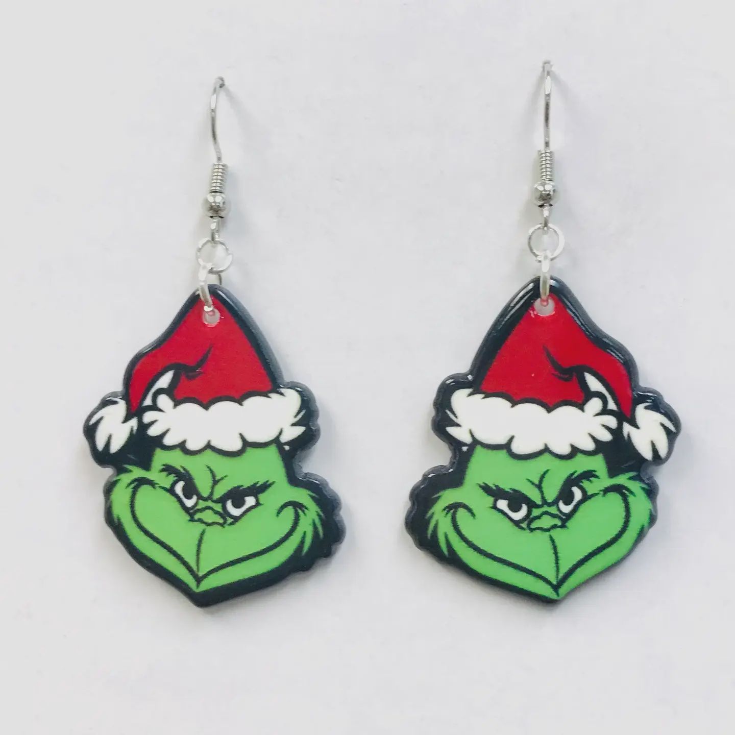 Grinch Earrings, You&#39;re A Mean One Acrylic Earrings