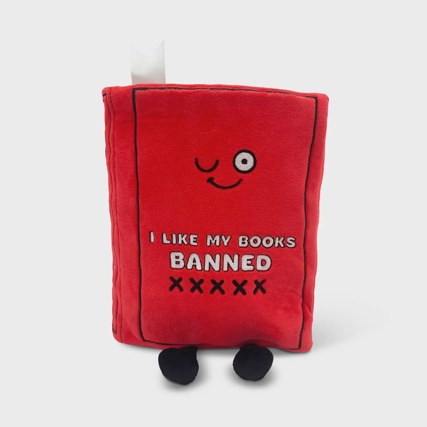 "I Like My Books Banned" Book Plush