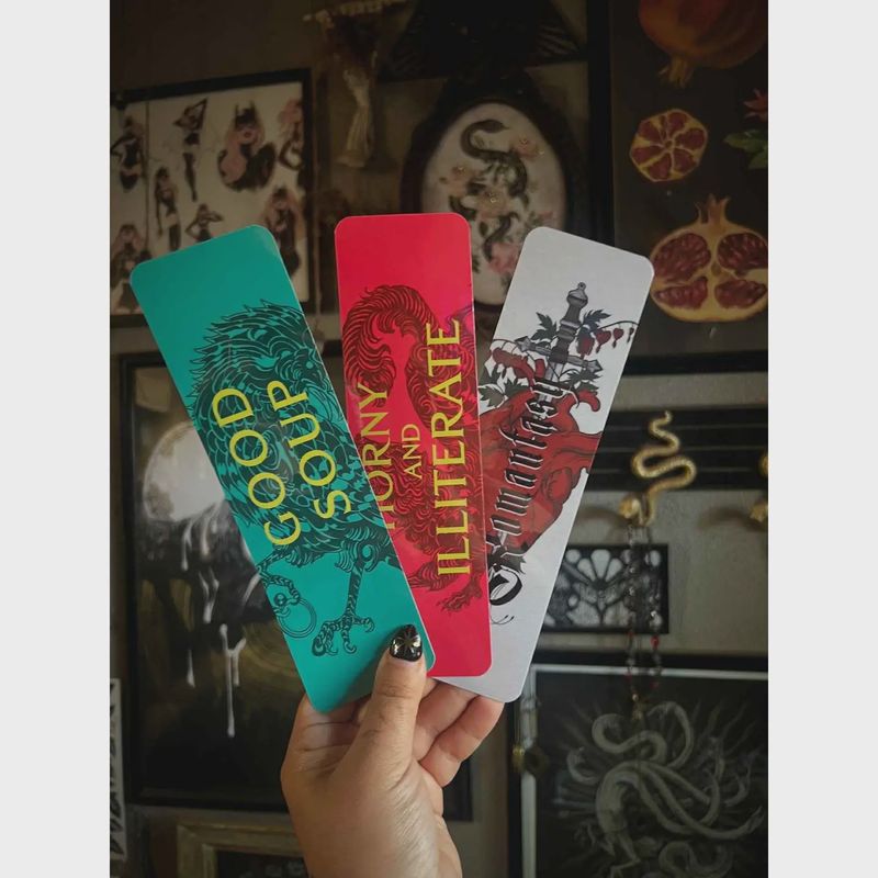 Romantasy Themed Bookmarks | Bookmark