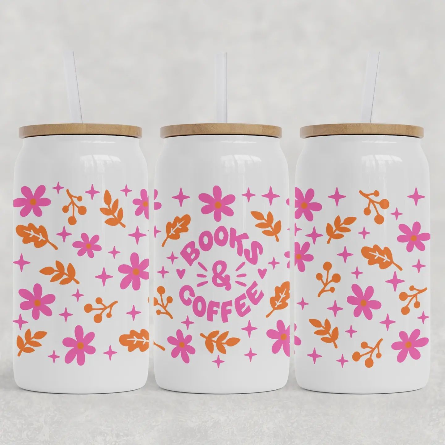 White Can Glass, Books &amp; Coffee