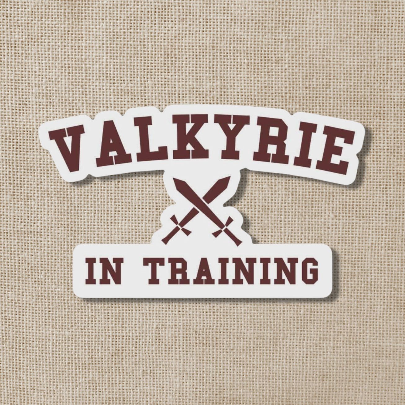 Valkyrie in Training Sticker