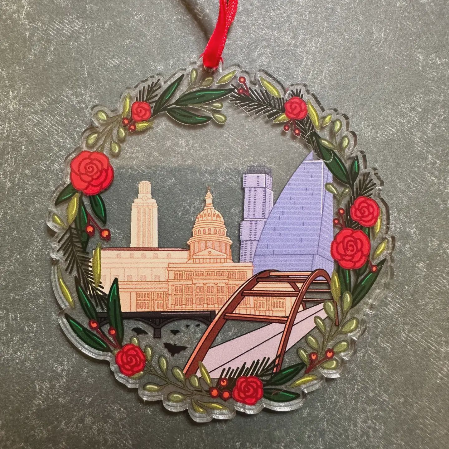 Austin Wreath Ornament