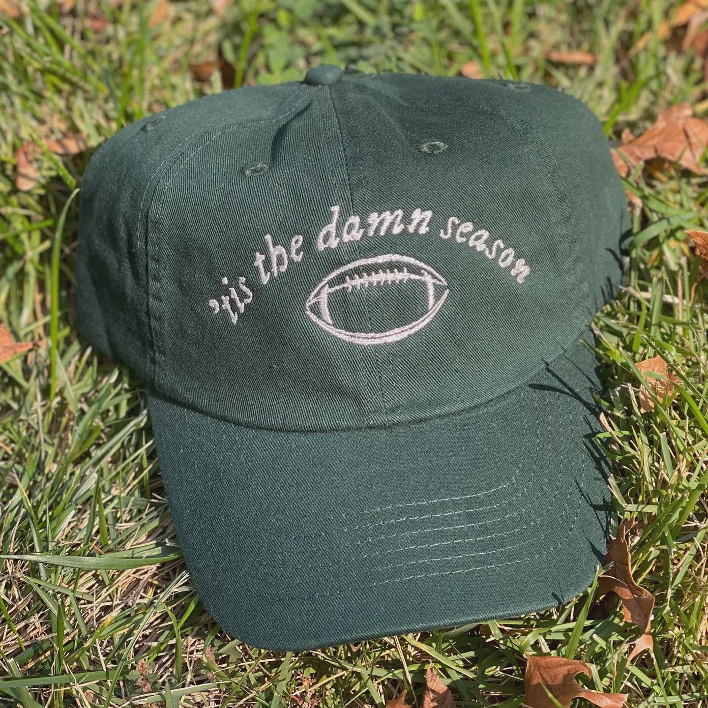 ‘Tis the Damn Season Football Taylor Swift Relaxed Fit Hat