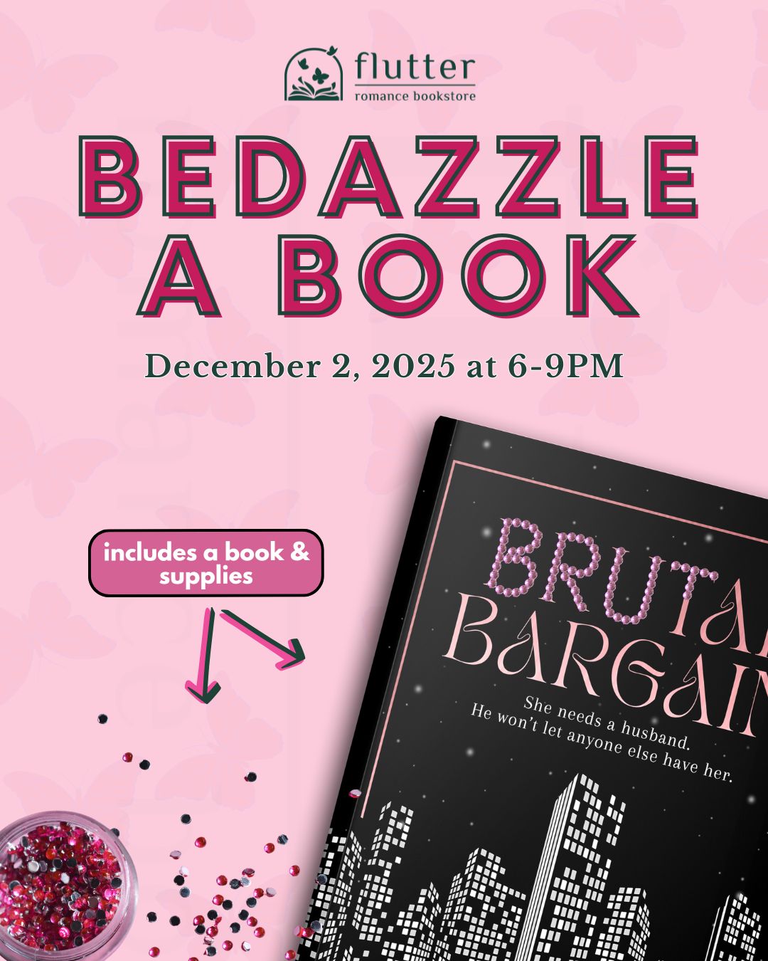 Bedazzle a Book! - Sparkle Night Returns (12/2/25)