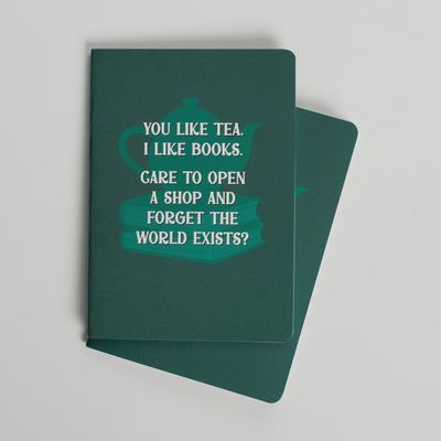Tea and Books Pocket Journal | Tomes &amp; Tea
