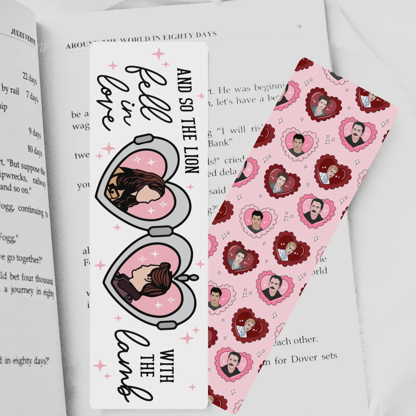 Twilight Inspired and So the Lion Fell in Love with the Lamb Dual-Sided Cardstock Bookmark