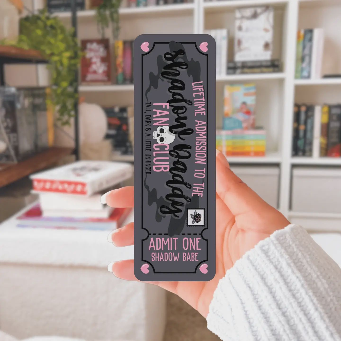 Shadow Daddy Fan Club Dual-Sided Cardstock Bookmark