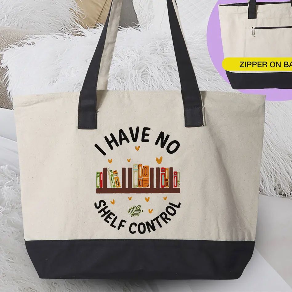 I Have No Shelf Control - Funny Book Reading Tote Bag