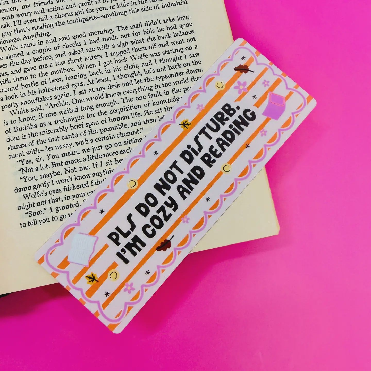 Bookmark Please Do Not Disturb. I&#39;m Cozy and Reading