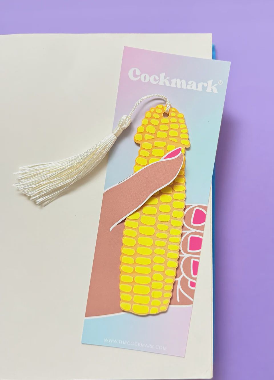 Cock On the Cob Cockmark Bookmark