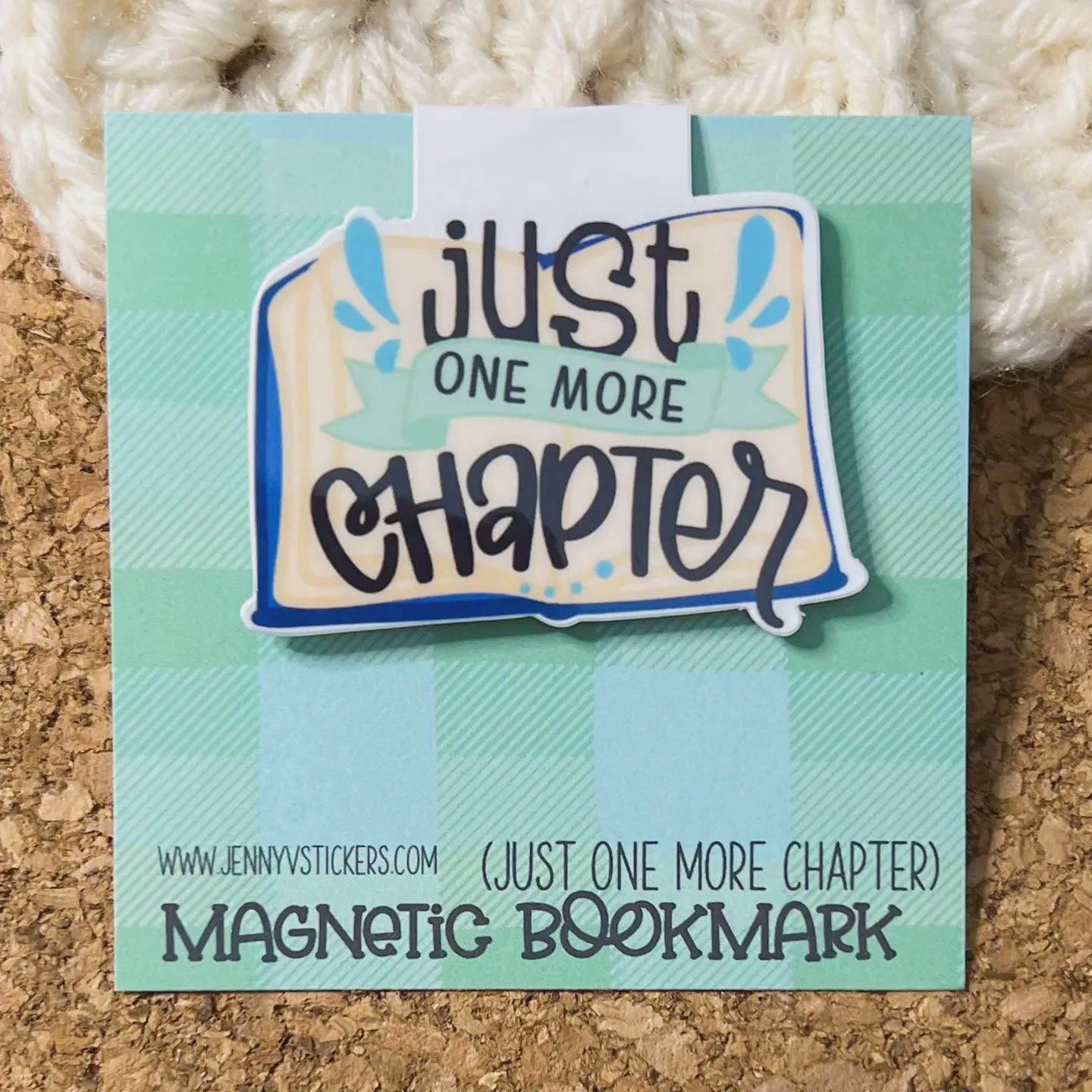 Just One More Chapter Magnetic Bookmark