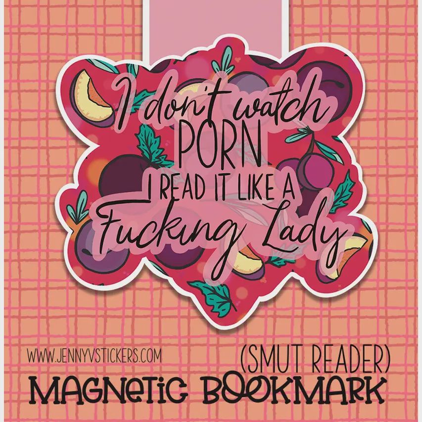 I Don&#39;t Watch P I Read It Magnetic Bookmark | Smutty Books
