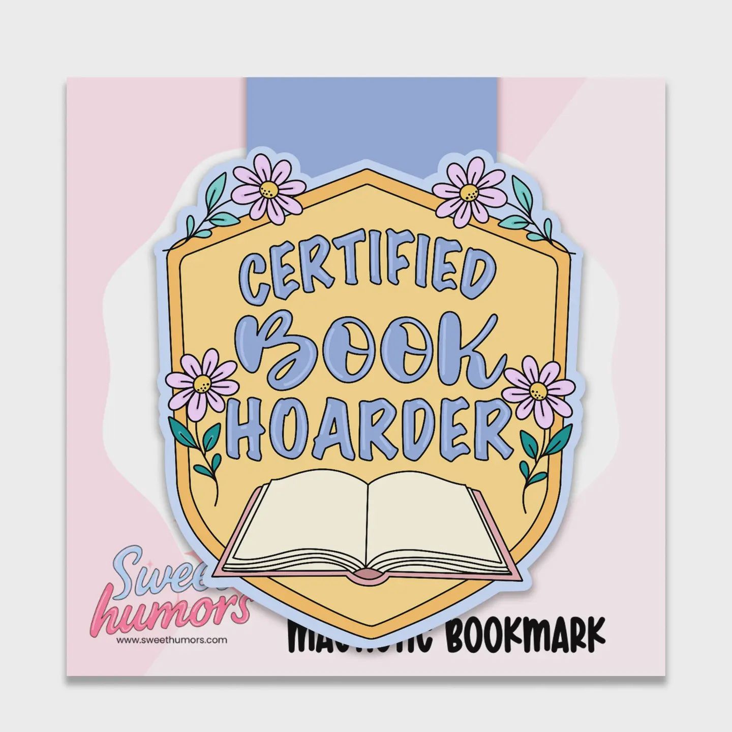 Certified Book Hoarder Magnetic Bookmark