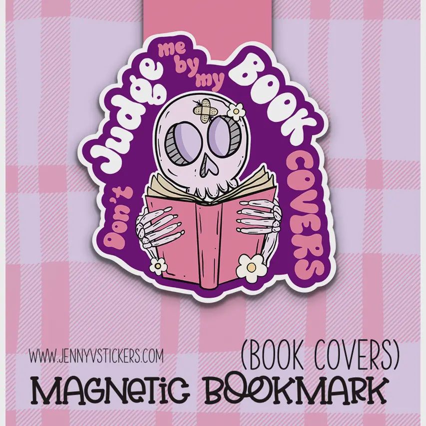 Book Covers Magnetic Bookmark
