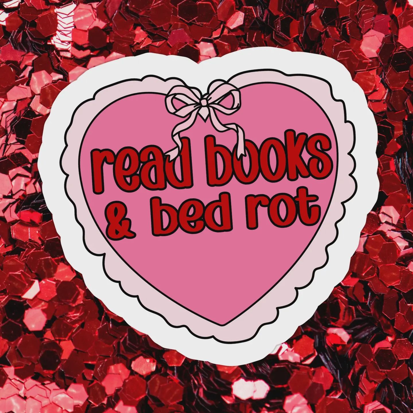 Read Books &amp; Bed Rot Sticker