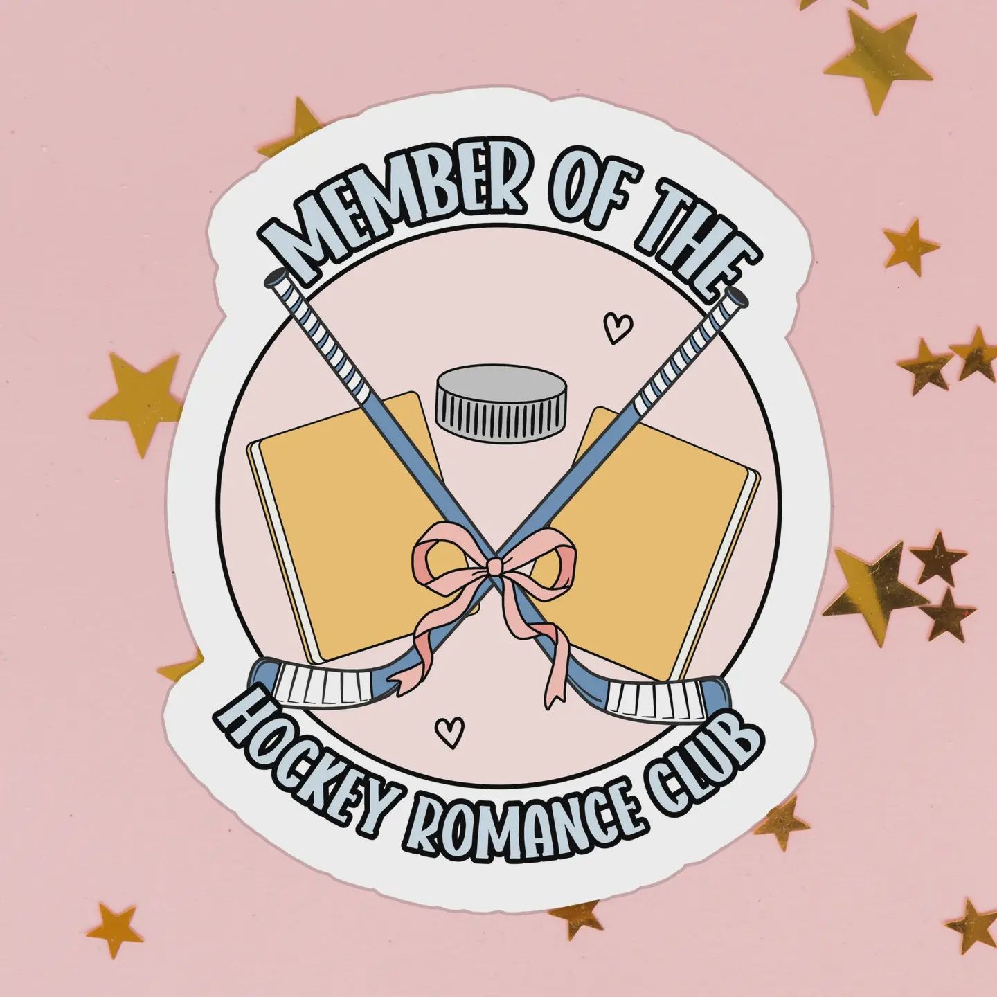 Member of the Hockey Romance Club Sticker