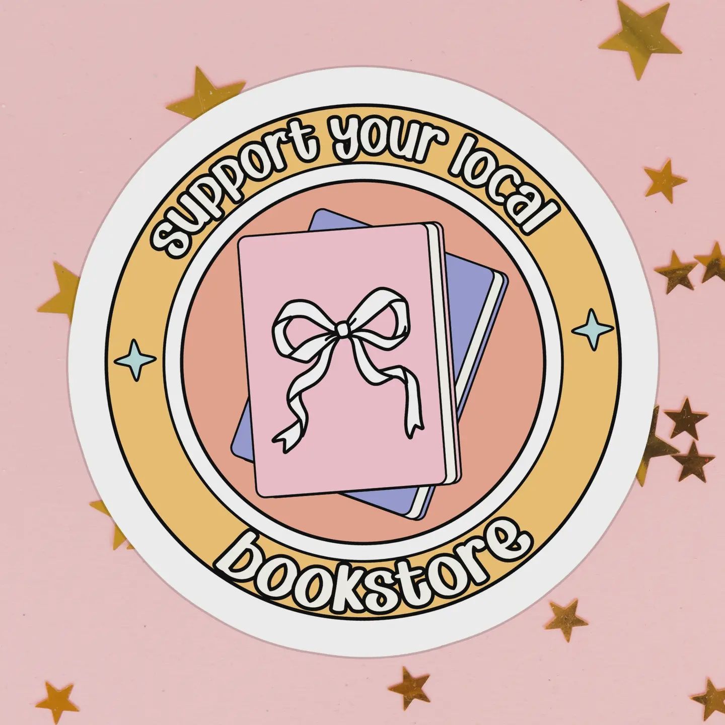 Support Your Local Bookstore Sticker