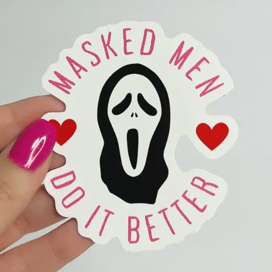Mask Men Sticker