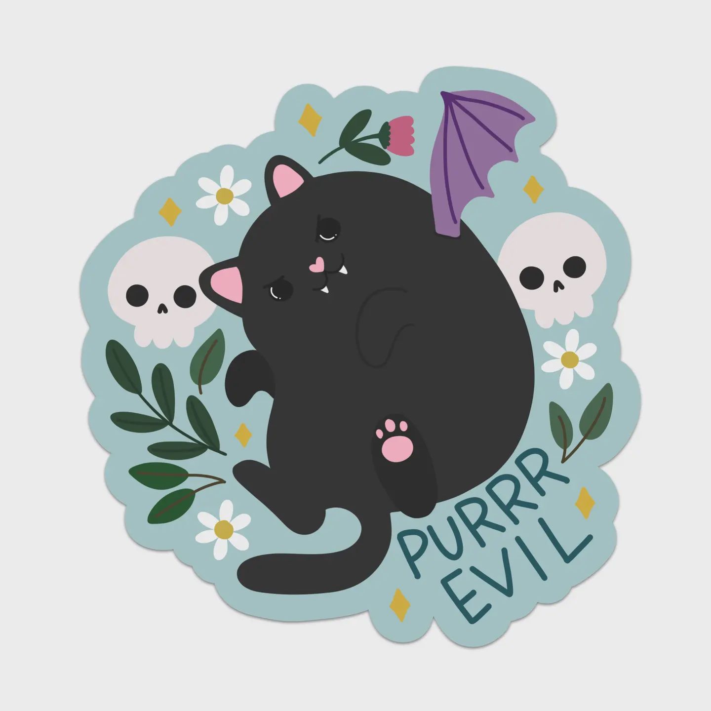 Purr Evil Sticker