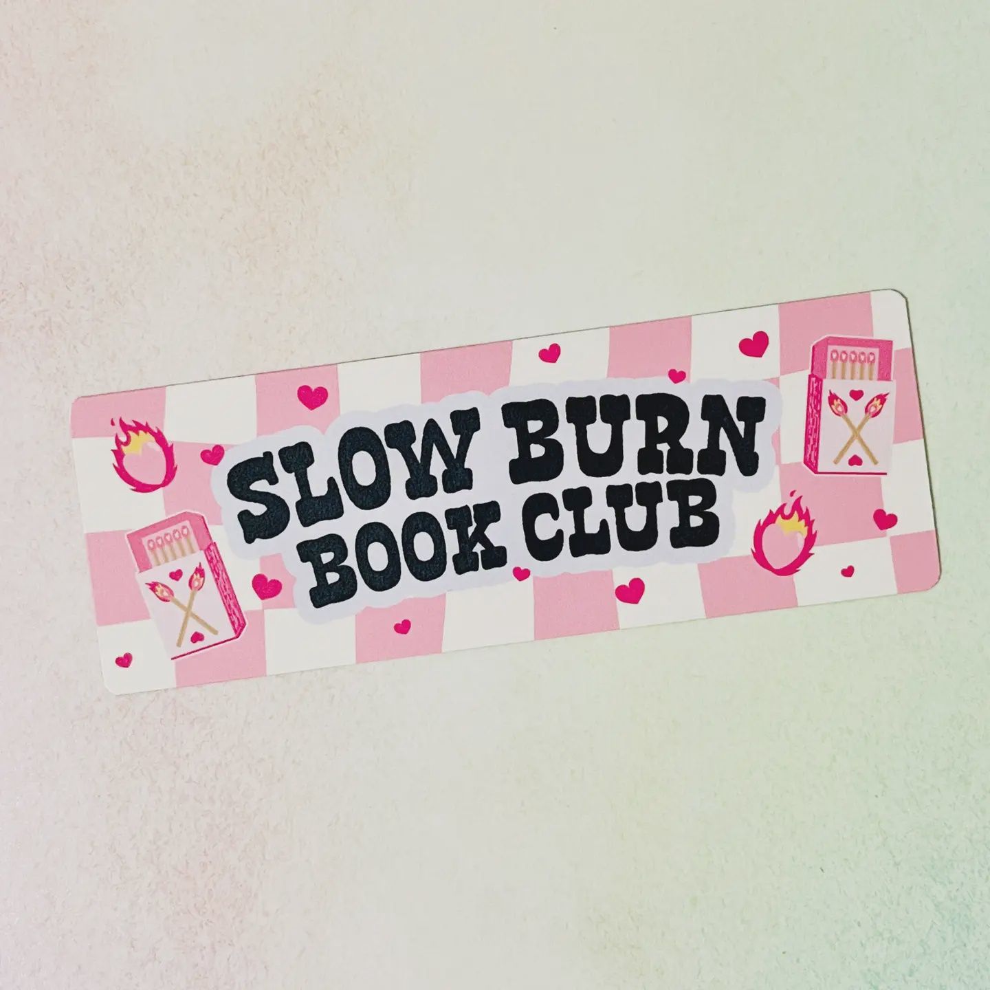 Slow Burn Book Club Bookmark