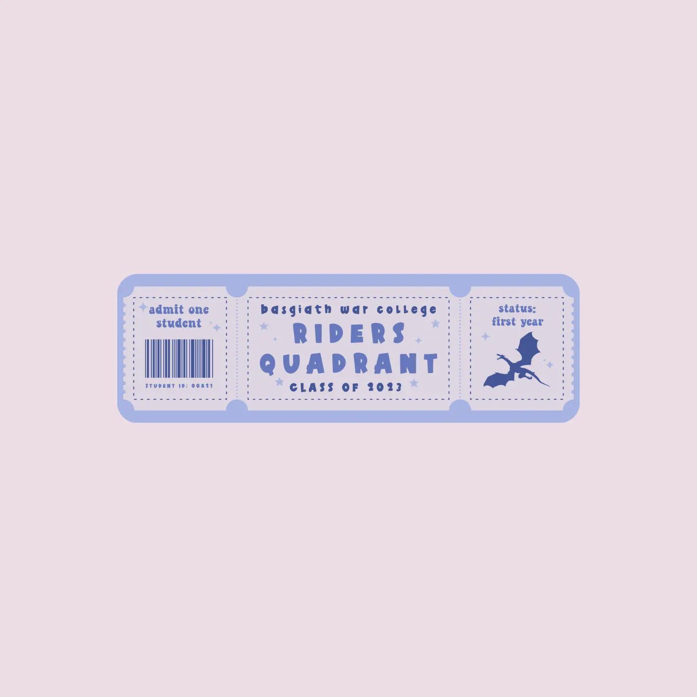 Fourth Wing Quadrants - Bookmarks, Option: Riders