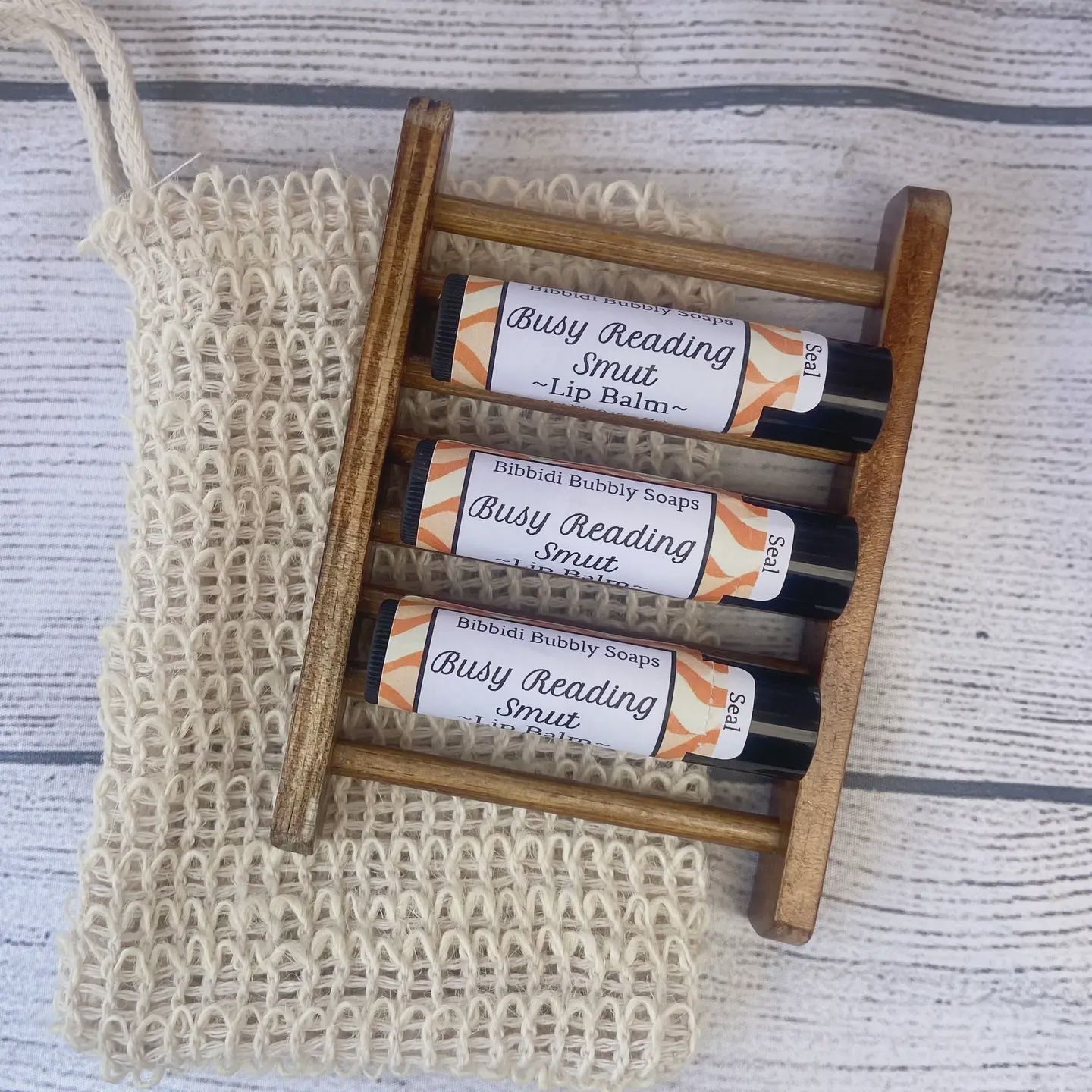 Busy Reading Smut Lip Balm Travel Small Batch Self-Care