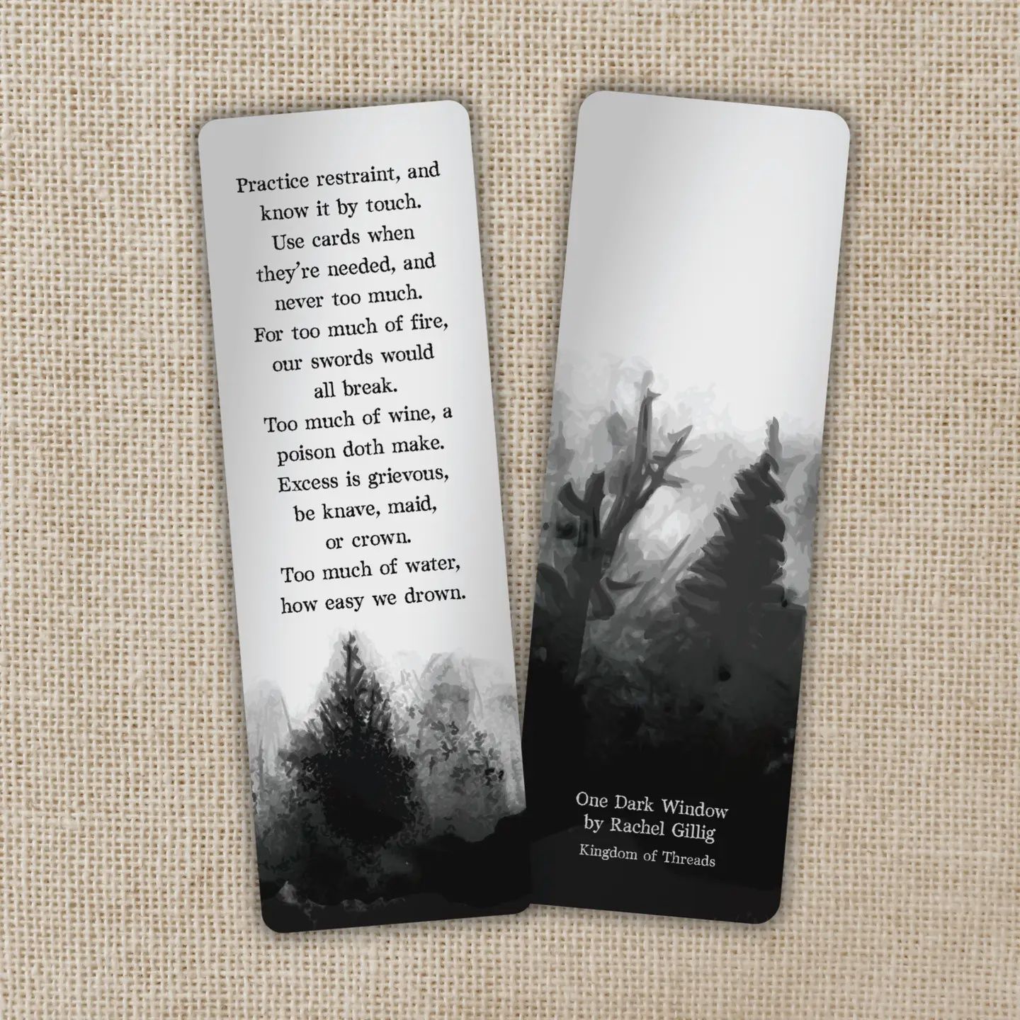 Practice Restraint Bookmark | One Dark Window