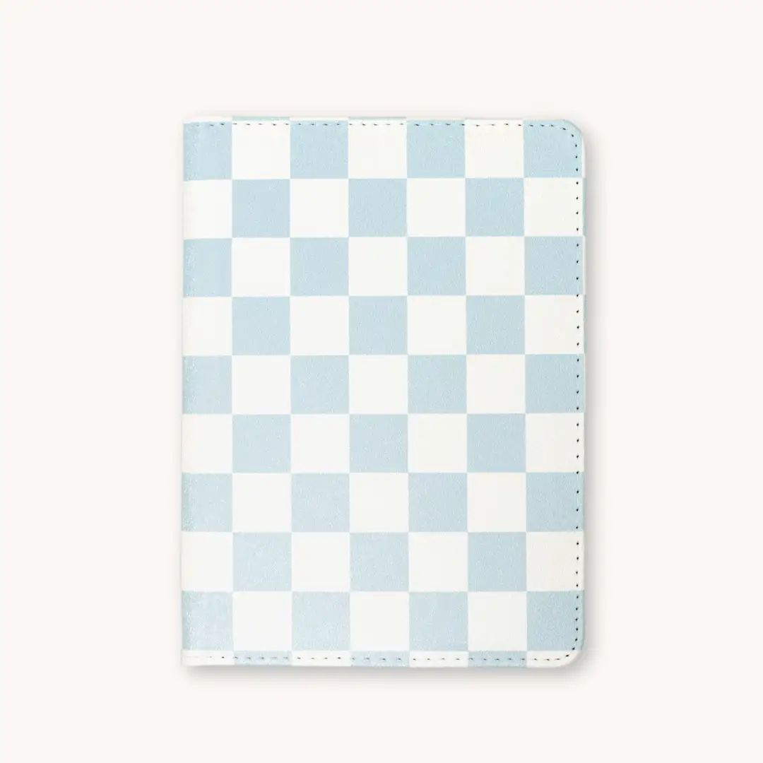 Blue Checker Kindle Case