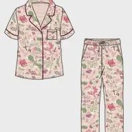 Fantasy Reader Bamboo Long Pants Pajama Set