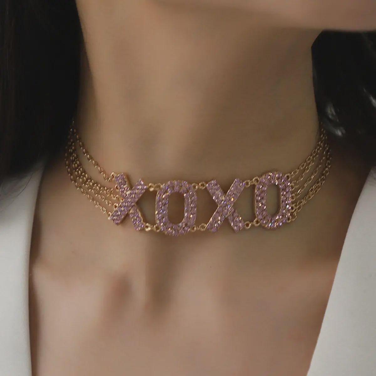 XOXO Choker, Size: (OS) 1