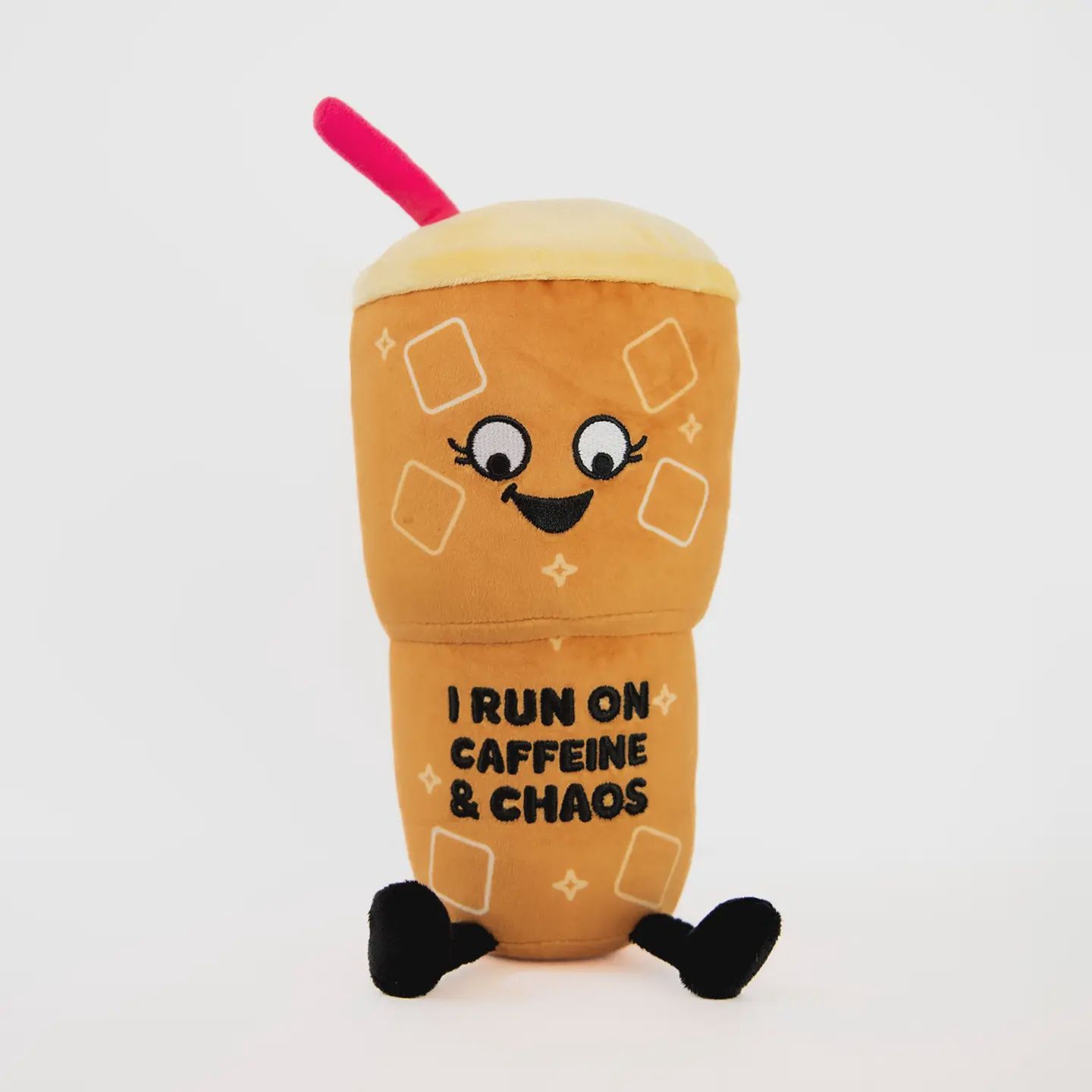 Plush Iced Coffee - I run on caffeine