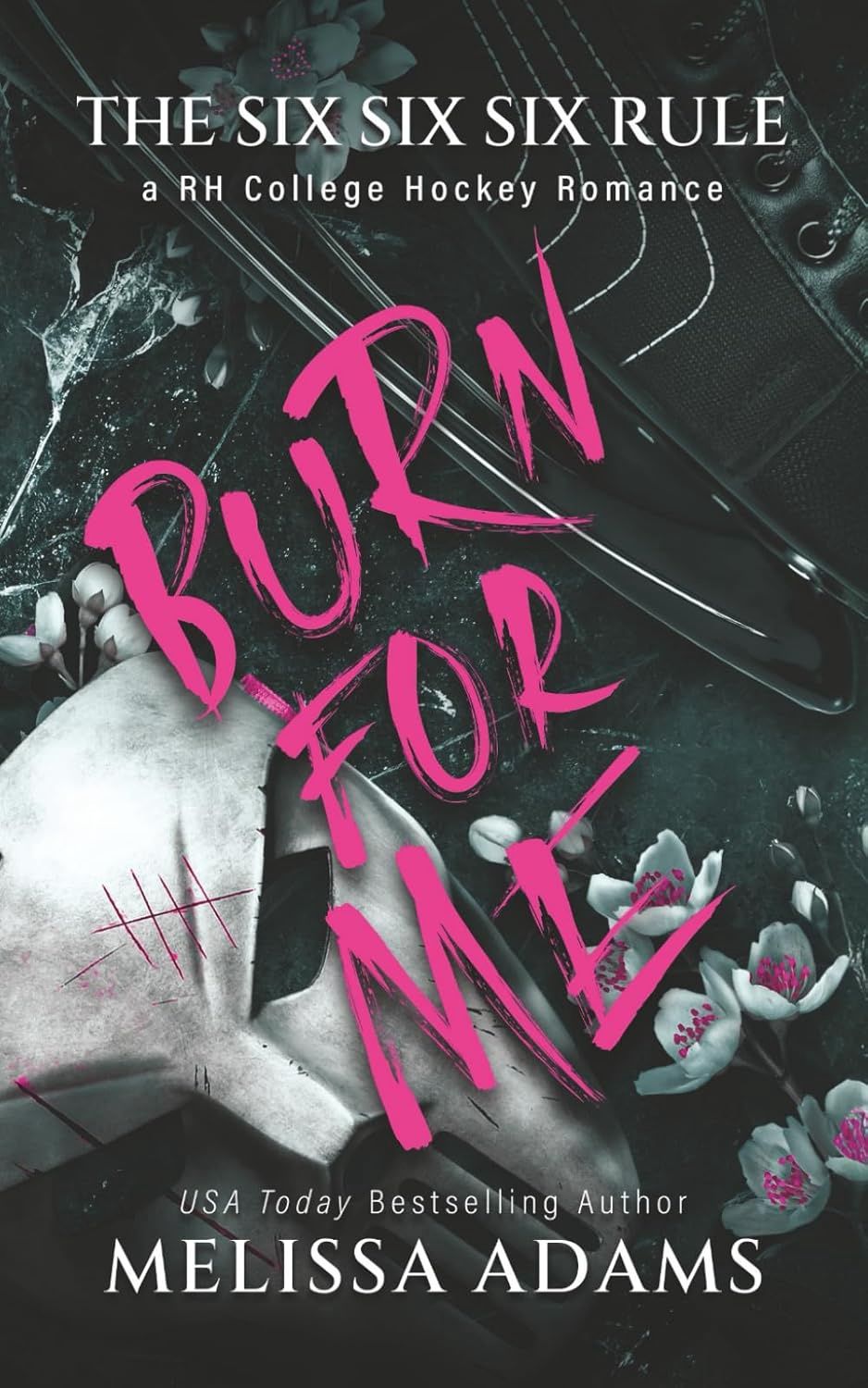 Burn For Me: A RH College Hockey Romance (The Six Six Six Rule #2)