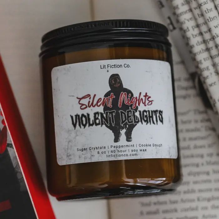 Silent Nights, Dark Delights Soy Candle | Dark Romance