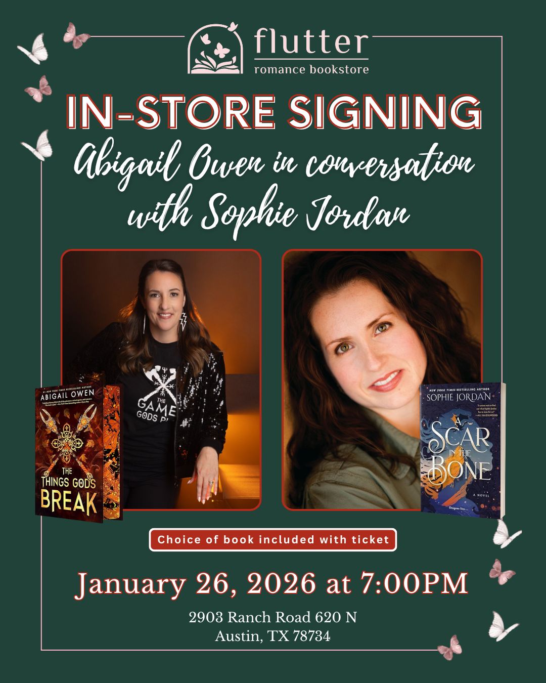 Abigail Owen in Conversation with Sophie Jordan (1/26/26)