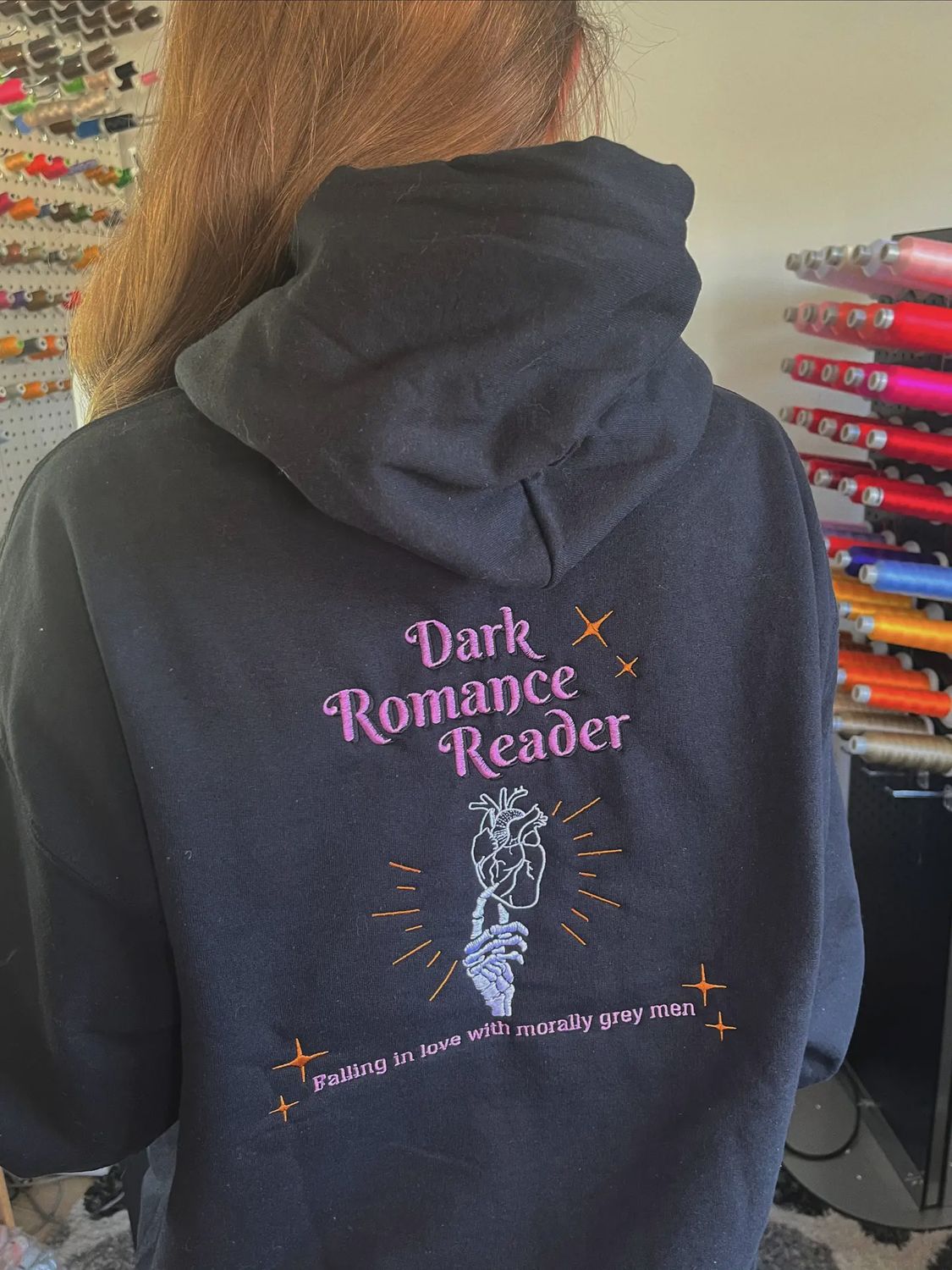 Dark Romance Hoodie Black