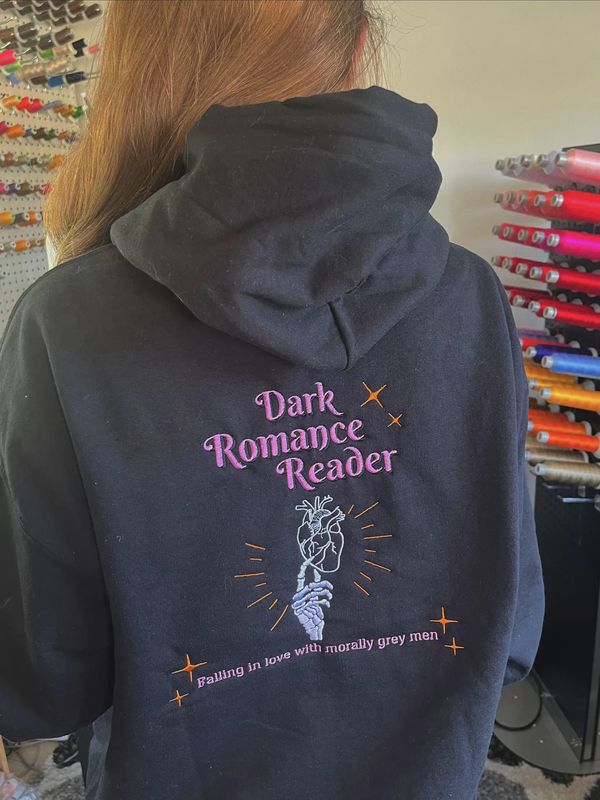 Dark Romance Hoodie Black