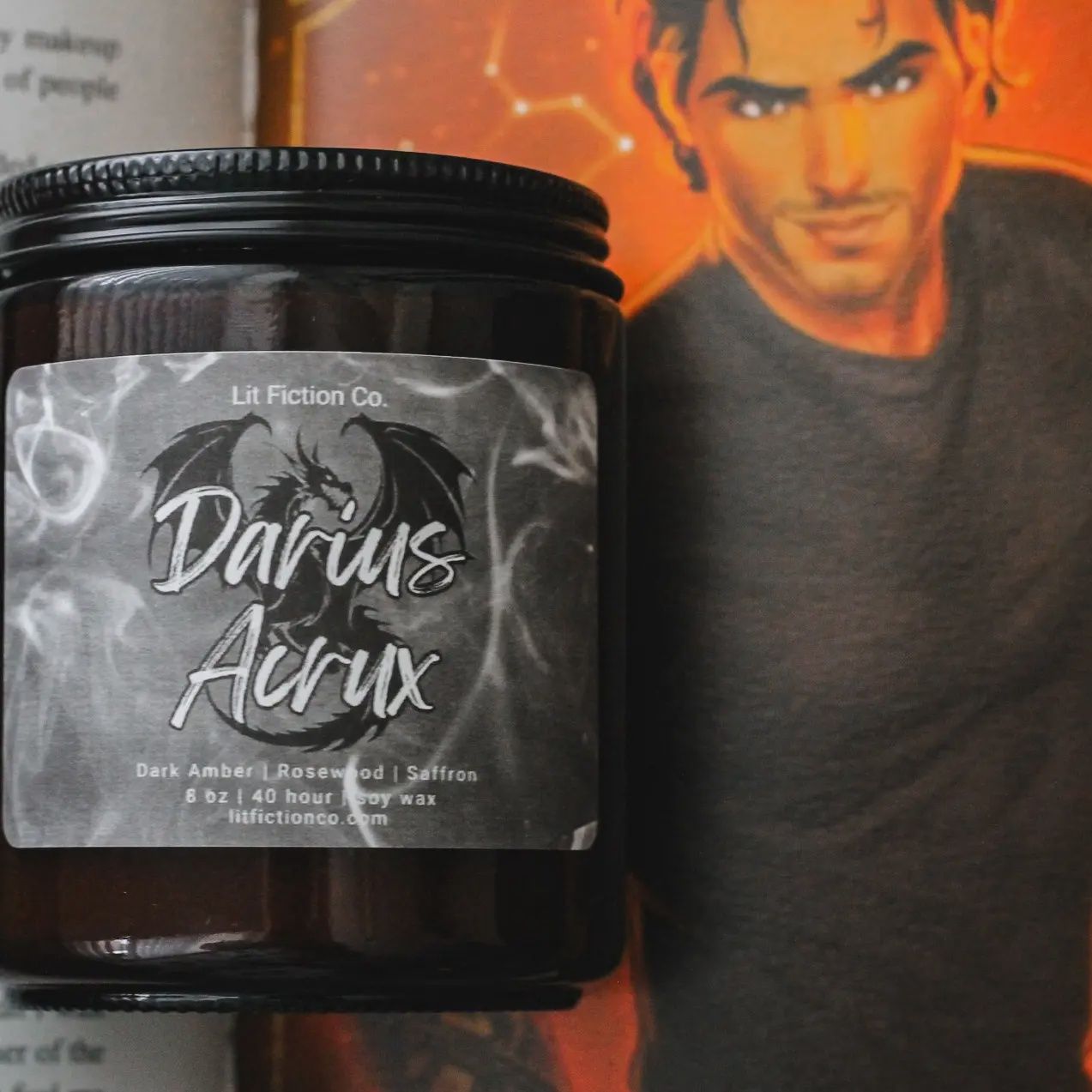 Darius Acrux | Licensed Zodiac Academy Candle