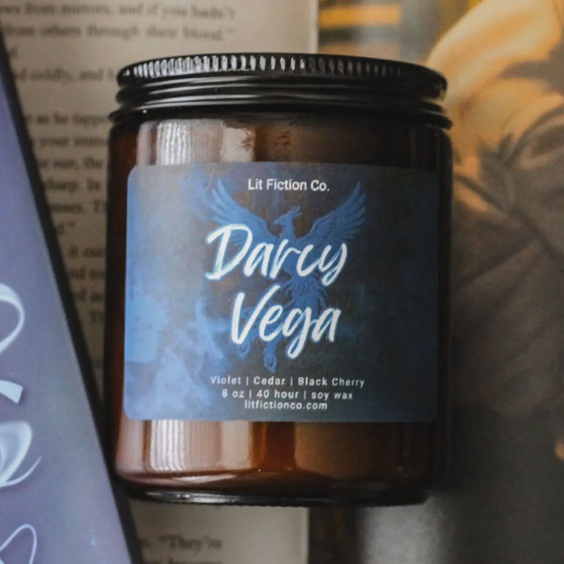 Darcy Vega | Licensed Zodiac Academy Candle