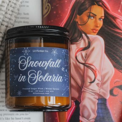Christmas in Solaria Soy Candle | Licensed Zodiac Academy Christmas Candle