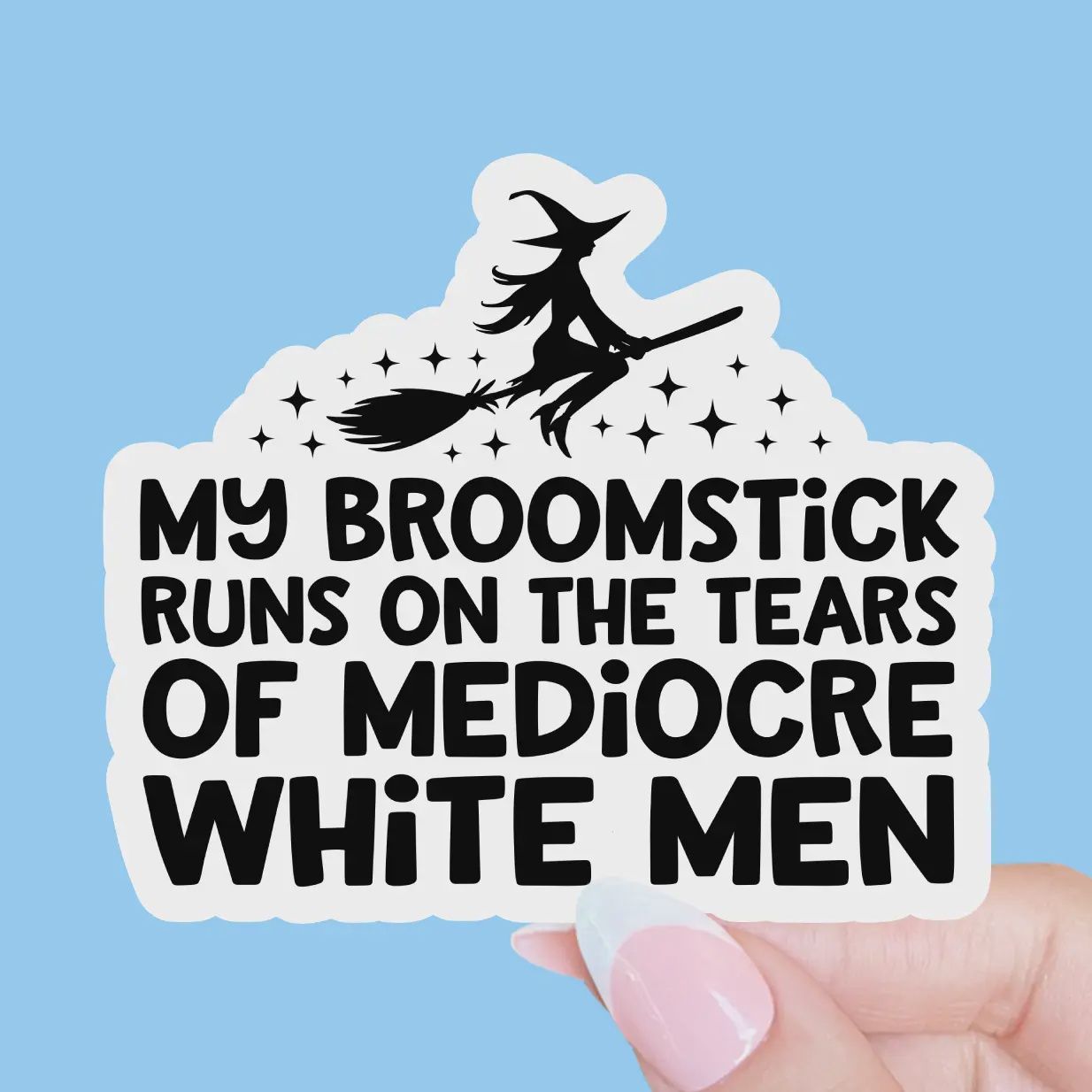 Halloween Sticker, Witch Sticker, Feminist Sticker