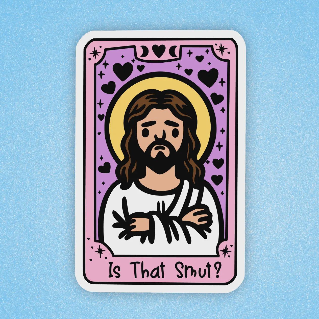 Is That Smut Tarot Sticker, Kindle Sticker, Jesus Sticker
