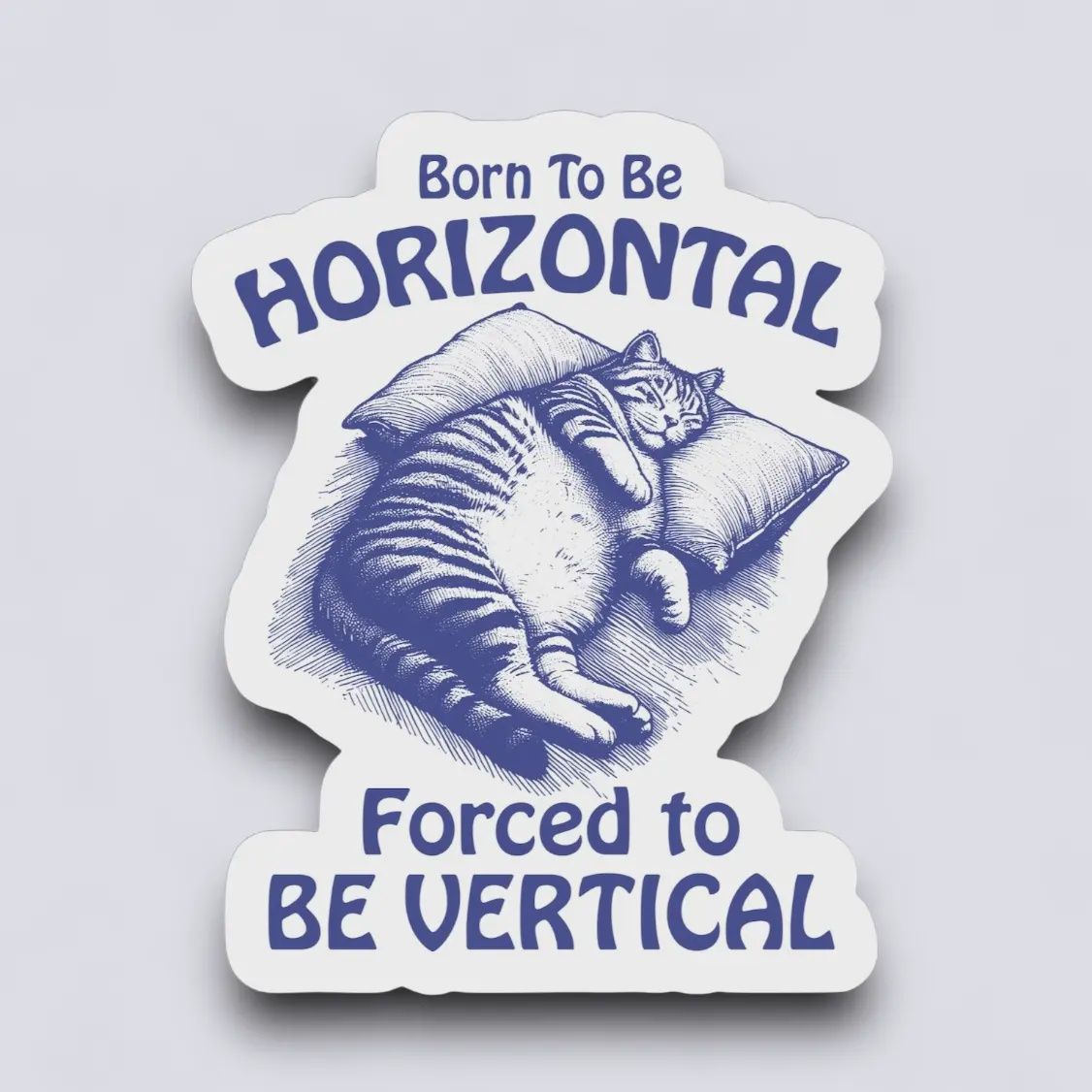 Cat Funny Sticker