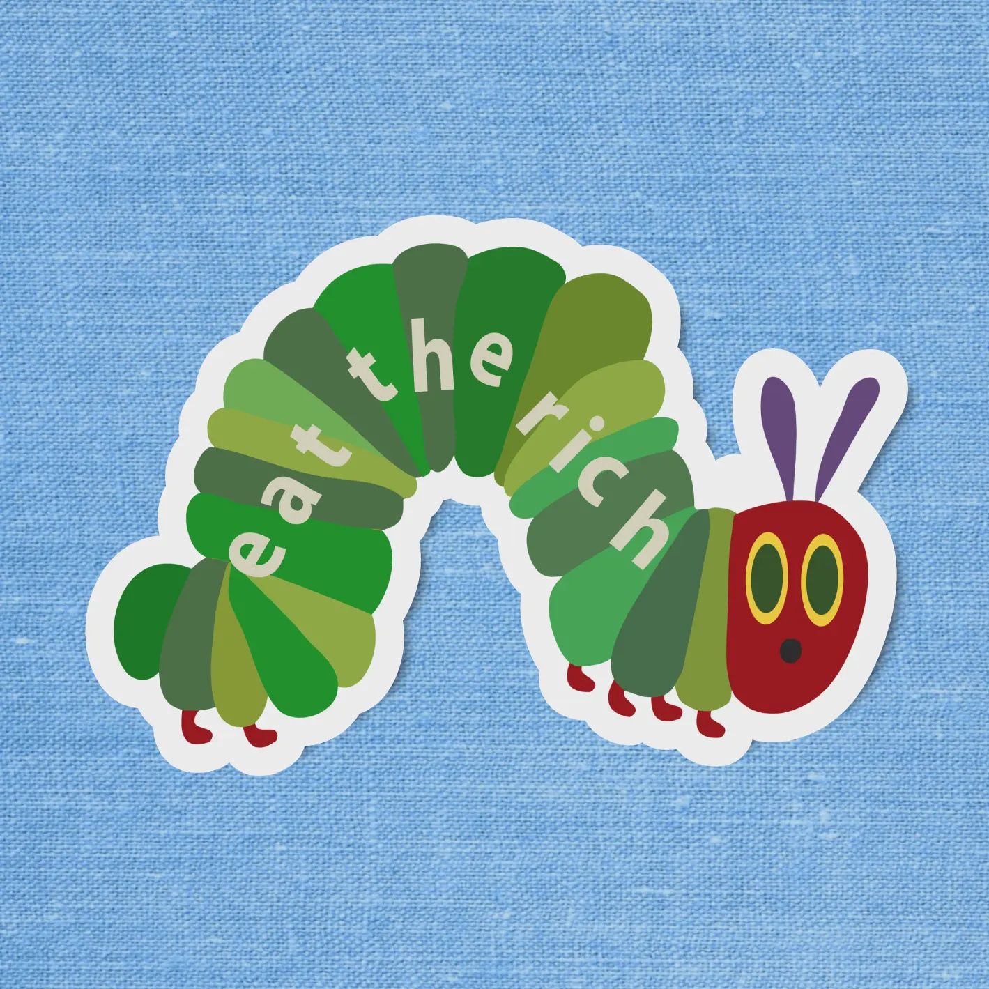 Eat the Rich Sticker, Social Justice Sticker