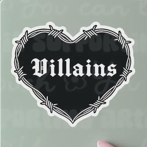Villains Bookish Sticker