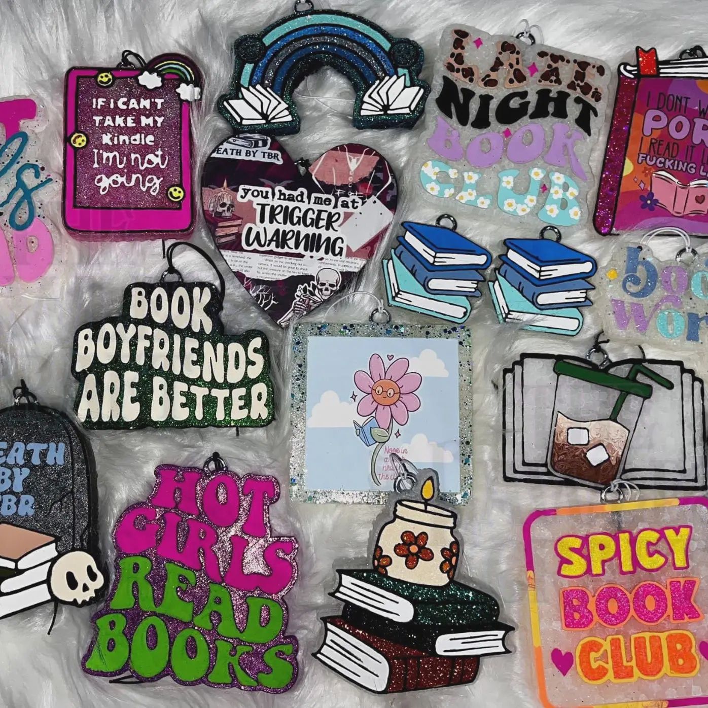 Random Book Themed Car Freshie